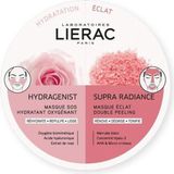 Mey İthalat Lierac Duo Mask Hydragenist Supra Radiance Anında Nemlendirici Işıltı Veren Maske 2x6 ml