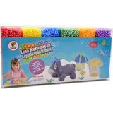 Mey İthalat Lino Kurumayan Köpüklü Oyun Hamuru, 10 Gr, 6'lı Pvc Kt.