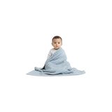 Mey İthalat Little DEDI%100 Organik Pamuk Bebek Örme Battaniye Hediye Kutulu - Yumuşak Yürümeye Başlayan Çocuk, Beşik, Bebek Arabası Battaniyesi - Yeni Doğanlar Için Nötr Kundak ve Alma Battaniyesi, 76 cm x 101