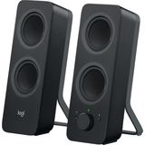 Mey İthalat Logitech Z207 Bluetooth Bilgisayar Hoparlörü, 20 Ince ve Hafif Tasarım, Siyah