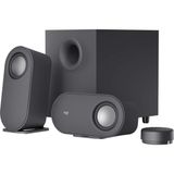 Mey İthalat Logitech Z407 2.1 Bluetooth Hoparlör Sistemi, Subwoofer, Kompakt Tasarım, Kontrol Kadranı, 20 M Kablosuz Kullanım Mesafesi, 80 W, Siyah