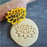Mey İthalat Lotus Çiçeği Kurabiye Kalıbı, Tek Ebat