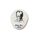 Mey İthalat Lunatic LN-1938 Fikirler Ölmez Atatürk Desenli Ergonomik Suya Dayanıklı Bileklikli Mouse Pad