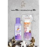 Mey İthalat Lux Aseton 115 ml ve Disk Makyaj Pamuğu 50'li