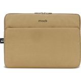Mey İthalat Mack MCE-1503 14.1" Nova Eco Çevre Dostu 13-14 Inç Yeni MacBook Pro Için Kılıf, Aksesuar Bölmeli Laptop Kılıfı, Ykk Fermuarlı Notebook & Tablet Kılıfı, Camel
