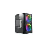 Mey İthalat Magic Mikro Atx 2 Rainbow Fanlı Mesh Panel Akrilik Gaming Oyuncu Bilgisayar Kasası (0, Watt) - 1000 W