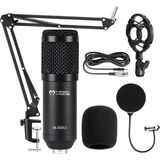 Mey İthalat Magicvoice M-800U, Profesyonel Kondanser Yayıncı Mikrofonu, Ses Kaydı, Podcasting, Youtube, Karaoke, Oyun Akışı, (+48V Phantom Power Uyumlu)
