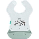 Mey İthalat Mamajoo 2-In-1 Katlanır Mama Önlüğü / Powder Green