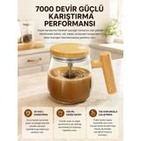 Mey İthalat® Manyetik Karıştırıcı Kupa – 400 Ml, C Tipi Şarjlı, Akıllı Tasarım Yeni Nesil