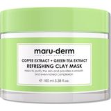Mey İthalat Maru.derm Kahve Özü + Yeşil Çay Özü Ferahlatıcı Kil Maskesi 100 ml