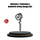 Mey İthalat® Masaj Uçlu Yüksek Basınçlı Duş Başlığı Spa Etkili