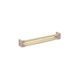 Mey İthalat Masif Ahşap Duvar Rafı – Çift Korkuluklu Minimal Raf, Baharat/kitap/bitki Düzenleyici, Kolay Montaj (8X57X9 Cm)