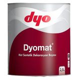 Mey İthalat® Mat Mat Dekorasyon Boyası 0,75 Litre Siyah