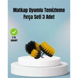 Mey İthalat® Matkap Uyumlu Temizlik Fırçası – Kablolu Ve Akülü Matkaplarla Kullanılabilir