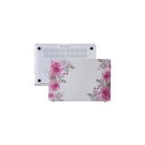 Mey İthalat Mcstorey MacBook Air M1 Kılıfı 13 Inç A2337 A2179 A1932 Uyumlu Sert Kapak Hard Case Koruyucu Kılıf MacBook Air 13 Inç Kılıfı Çizilme ve Darbe Koruyucu Uv Baskılı Yaprak Çiçek Desenli Pembe