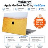 Mey İthalat Mcstorey MacBook Pro 13 Baskılı Kılıf A1706 A1708 A1989 A2159 A2251 A2289 A2338 M1 M2 Uyumlu Sert Kılıf Ince Hafif Koruyucu Kapak Sarı