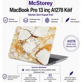 Mey İthalat Mcstorey Macbook Pro Kılıf 13INÇ Marble A1278 (Eski Ethernetli Model 2008-2012) ile Uyumlu Marble 03