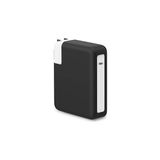 Mey İthalat Mcstorey MacBook Şarj Adaptör Kılıfı Silikon 140W Usb-C Uyumlu A3429 A3428 A3403 A3186 A2991 A2780 A2485 | Esnek Ince Koruyucu Kapak MacBook Pro 16 Şarj Adaptörü Siyah