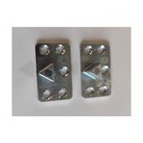 Mey İthalat Metal Köşe Koltuk Birleştirici Aparatı Kapalı Yay Karşılığı 2 Adet (Sadece Takılan Kısım - Dişi) - 10 x 10 cm - Renkli