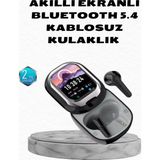 Mey İthalat Mey Ithalat® Aktif Gürültü Engelleme Özellikli Kablosuz Kulaklık – Akıllı Ekranlı Şarj Kutusu