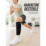 Mey İthalat Mey Ithalat® Baldır Destekleyici Ayarlanabilir Çift Bantlı Siyah Alt Baldırlık - Standart - Çok Renkli