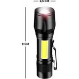Mey İthalat Mey Ithalat® El Feneri Uzun Menzilli USB Şarj Edilebilir Kamp Lambası - Çok Renkli - 1000 W