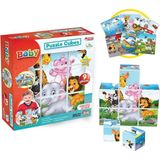 Mey İthalat Mey Ithalat® Resimli Küpler 9 Parça Bebek Aktivite Oyun Seti