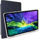 Mey İthalat Mey Ithalat® Samsung Galaxy P610 Tab S6 Lite 10.4 Kılıf Kalemlikli Mars Tablet Kılıfı - Lacivert