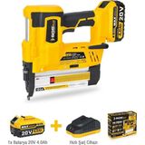 Mey İthalat Mey Ithalat® Sgs 5165 Akülü Zımba ve Çivi Çakma Tabanca Makinası 20 Volt