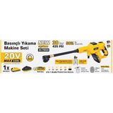 Mey İthalat Mey Ithalat® Sgs 5410 Akülü Basınçlı Oto Araba Bahçe Yıkama Tabancası Seti 30 Bar