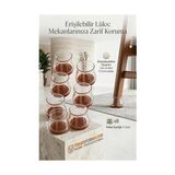 Mey İthalat Mey Ithalat® Silent Keçe Tabanlı Şeffaf Sandalye Ayak Koruyucu 8'li Set 723000 - Renkli