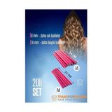 Mey İthalat Mey Ithalat® Sosis Latex Bigudi - Isısız Saç Bigudisi 8 ve 18 mm 20 Adet 721916