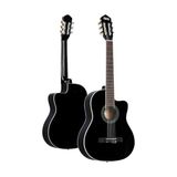 Mey İthalat MGX-100BK-BAG 4/4 Klasik Gitar, Sap Ayarlı, Gül Klavye - Çok Renkli