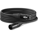Mey İthalat Midex Mcb-5x Kaliteli Stereo Mikrofon Kablosu Xlr + Xlr 5 Metre Siyah Renk