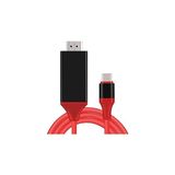 Mey İthalat Mindorlen USB C - HDMI Kablosu 1,8 M 4k, Usb-C HDMI Adaptörü MacBook Pro, iPad Air, Chromebook, Surface Book, Galaxy S20 S22 ve Daha Fazlası Için HDMI Usbc Konnektörü