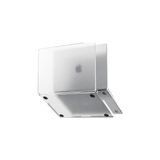Mey İthalat Minesk MacBook Air 13,6 ile Uyumlu M4 (A3240) M3 (A3113) M2 (A2681) Polikarbonat Sert Koruyucu Çizilme ve Darbe Önleyici Kılıf (Mat-Şeffaf, 13.6 Inç 2022-2023-2024-2025)