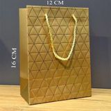 Mey İthalat® Mini Boy Gold Karton Hediye Çantası