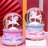 Mey İthalat® Mini Boy Işıklı Unicorn Kar Küresi