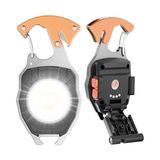 Mey İthalat Mini LED El Feneri, 7 Mod, 1000 Lümen, Anahtarlık, Küçük El Feneri, Şarj Edilebilir, Çok Fonksiyonlu Kamp Aletleri, Mıknatıslı Çalışma Lambası, Dış Mekan Için - Çok Renkli