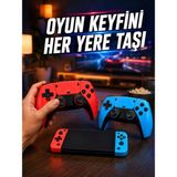 Mey Ithalat® Mini Oyun Konsolu Çift Kablosuz Kontrolcü HDMI Bağlantılı Oyun Cihazı - 1. Kol Oyun Konsolu - Renkli
