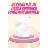 Mey İthalat® Mini Taşınabilir Kalıcı Oje Jel Tırnak Kurutucu Fototerapi Makinesi