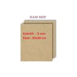 Mey İthalat Mobilreyon; 4 Adet Duralit Ham Mdf 3 mm Kalınlık, 35X50 cm (Resim Kağıdı Ölçüsü) - Çok Renkli - Standart - Otomatik
