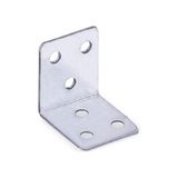 Mey İthalat Mobilya Dolap Köşe Bağlantı Sabitleme L Demir Gönye 35X35X30 mm (10 Adet) - Çok Renkli