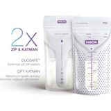 Mey Ithalat® Mochi Anne Sütü Saklama Poşeti 25 Adet 200ML - Renkli