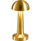 Mey İthalat Modern Kablosuz Şarjlı Masa Lambası Mien Dokunmatik Masa Lambası USB Şarjlı Dekoratif Taşınabilir Ortam Aydınlatma Mantar Masa Lambası Gold Altın Masa Lambası Masa Lambası Kamp Piknik Lambası