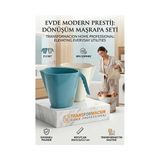 Mey Ithalat® Modern Maşrapa Seti | 2'li Kırılmaz Banyo Su Tası, Ergonomik Tasarım 723090 - Renkli - Belirtilmemiş