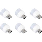 Mey İthalat monte Lua Mini LED Lambalar, Okuma Işığı, 6 Parçalı Taşınabilir Mini USB Gece Lambası, Mobil Led, Bebek Uykusu, Mobil Şarj Lambaları Için Küçük Yuvarlak Işıklar