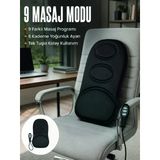 Mey İthalat® Motorlu Isıtmalı Masaj Minderi Masaj Modlu Ev, Ofis Ve Araç Koltuk Pedi