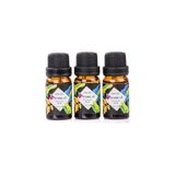Mey İthalat Mukko Home 3'lü Esansiyel Uçucu Yağ 3X10 ml Rose Gül Kokulu Buhurdanlık Yağı Set, Banyo ve Oda Kokusu, Difüzör - Çok Renkli