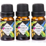 Mey İthalat Mukko Home 3’lü Esansiyel Uçucu Yağ 3X10ML Rose Gül Kokulu Buhurdanlık Yağı Set, Difüzör, Banyo ve Oda Kokusu